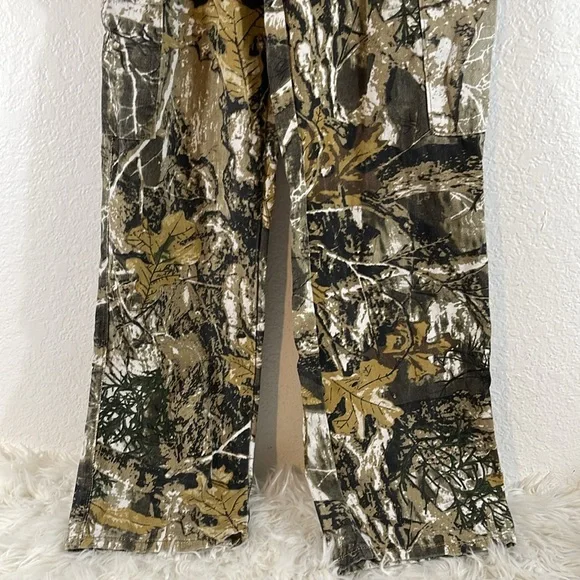 SHEIN Camouflage Cargo Denim Jeans Allover Print Tall Size Small - Picture 4 of 12
